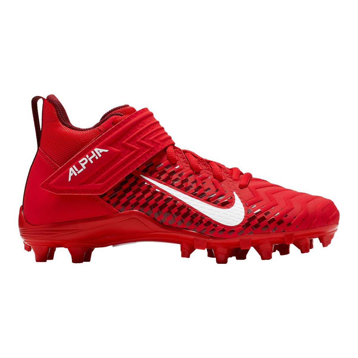 Nike Alpha Menace Varsity 2 BG Big Kids Football Cleats - Size 3.5 Youth (Av1176-600) - Perfect for Youth Football Games & Training Sessions