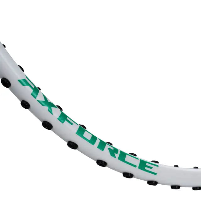 Li Ning Axforce 10 Pearl White Badminton Racket - Prestrung Professional Badminton Racquet for Advanced Players | Perfect for Tournaments & Training | Made in China