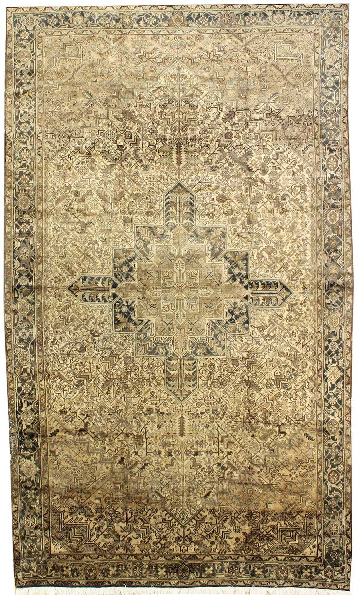 Vintage Heriz Handwoven Tribal Rug - Authentic Persian Carpet JF5231 for Living Room, Bedroom & Home Decor