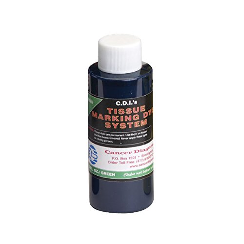 2oz Tissue Marking Dye Bottle - Surgical & Pathology Lab Stain for Specimen Identification - Perfect for Medical, Research & Educational Use