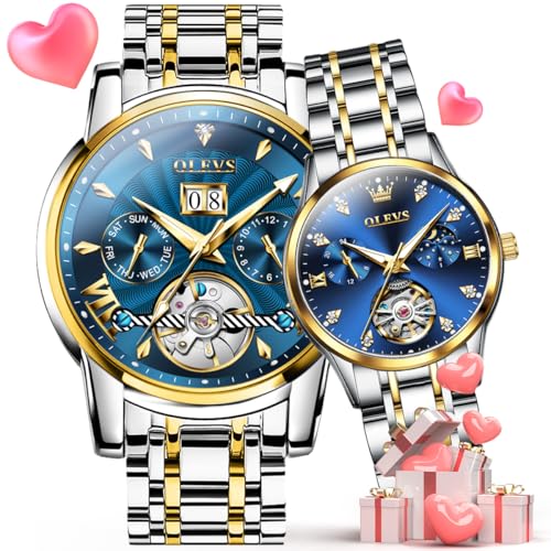 9965+6608: Two tone band & blue dial