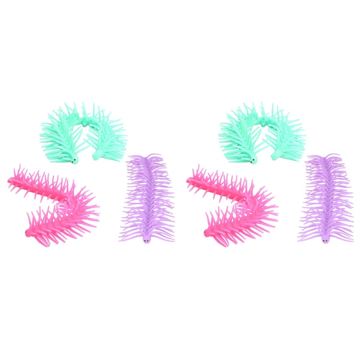 6 Pack Stretchy Centipede Fidget Toys - Stress Relief & Anxiety Relief Sensory Toys for Kids & Adults - Perfect for Office, School, and Home Use