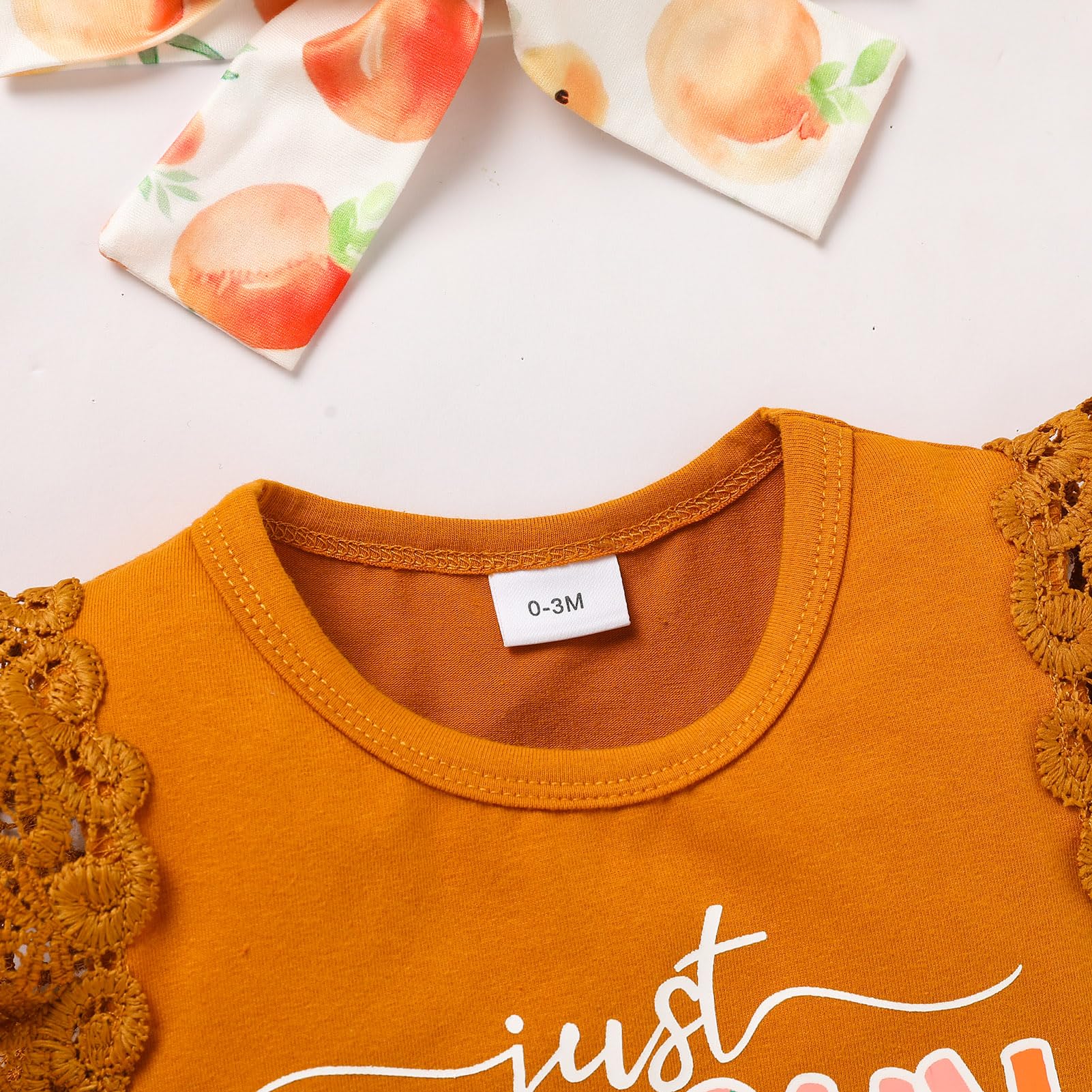 Newborn Baby Girl Clothes Set - Floral Ruffled Romper & Shorts Outfit | Soft Summer Infant Clothing for 0-24 Months | Perfect for Photoshoots, Parties & Playdates