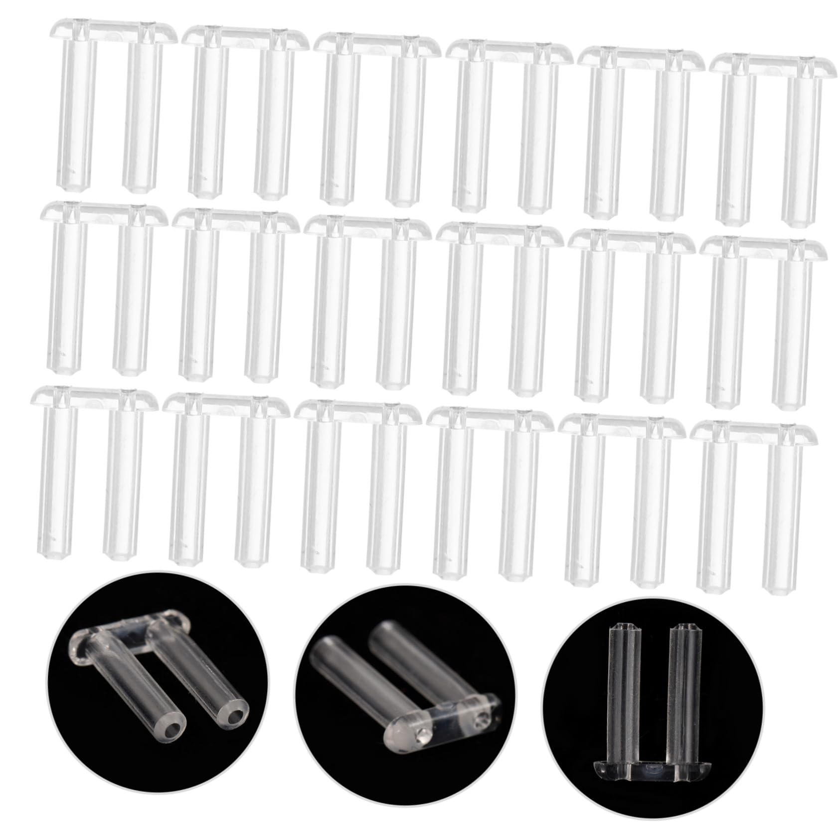 Hoement 200-Piece Rimless Glasses Repair Kit - Double Socket Pins, Screwdriver, Compression Sleeves & Mounting Tools for Eyewear Maintenance | Perfect for Opticians, Home Repairs & Travel Emergency Glasses Fixes