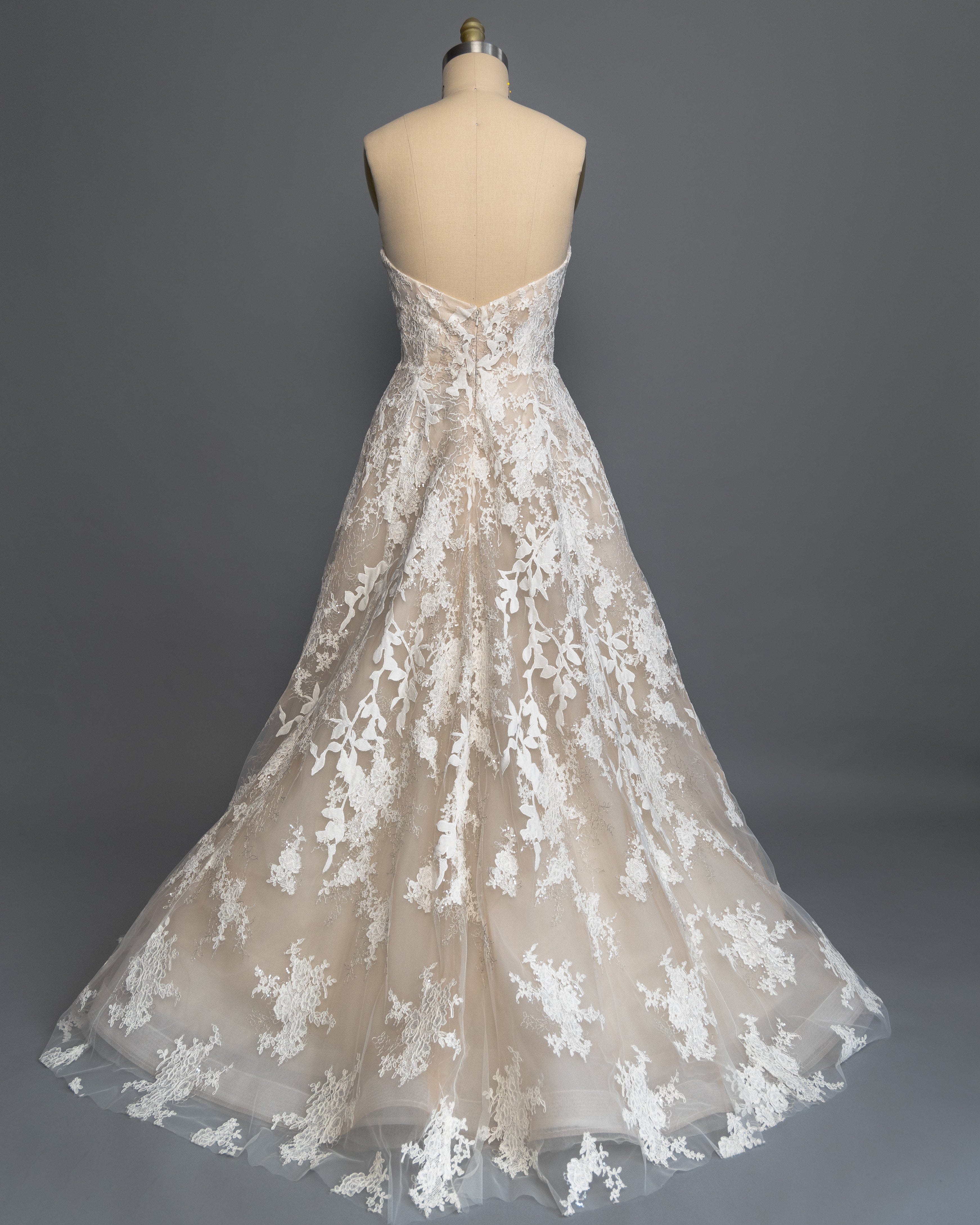 Anne Barge Luca Wedding Dress - Size 12 | Elegant Bridal Gown for Church Ceremony & Beach Weddings