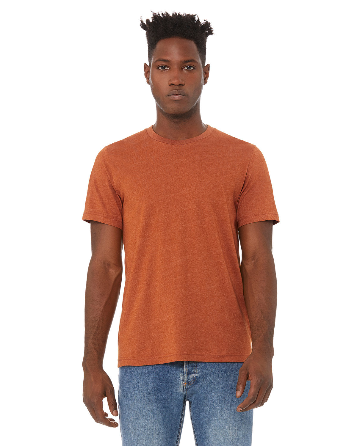 Bella + Canvas 3001CVC Unisex Heather CVC Crew Neck T-Shirt - Soft Cotton Blend Tee for Men & Women - Perfect for Casual Wear, Screen Printing & Everyday Outfits