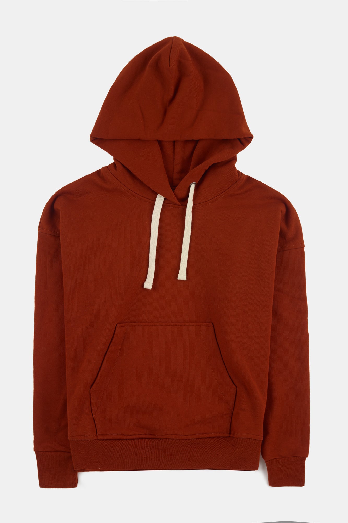 Women's Hooded Sweatshirt - Soft Fleece Pullover with Kangaroo Pocket | Cinnamon Brown Fall Fashion | Perfect for Casual Outfits, Lounge Wear & Outdoor Activities