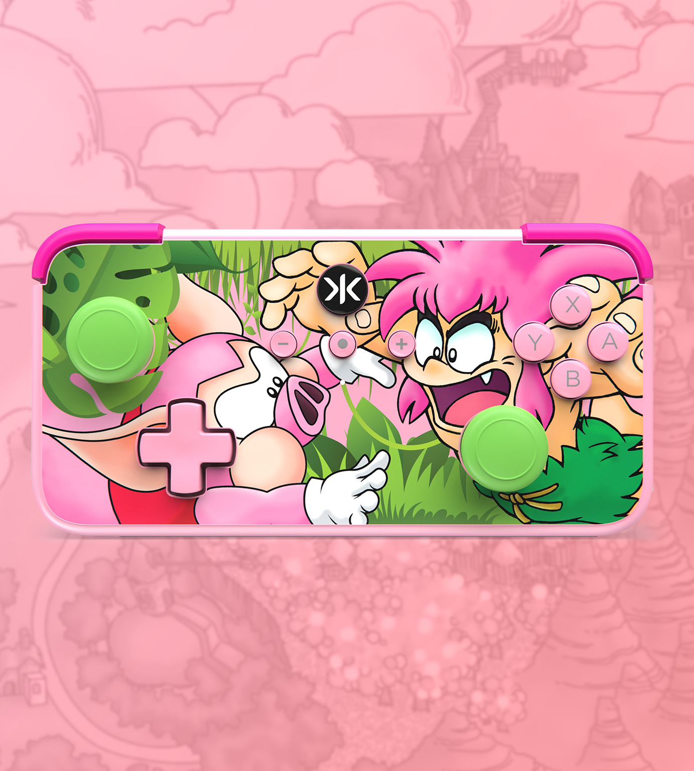 Tomba! Special Edition NEO S Controller - Wireless Gamepad for PS5/PC/Switch - Retro Gaming Accessory for Platform Adventures & Classic Game Enthusiasts