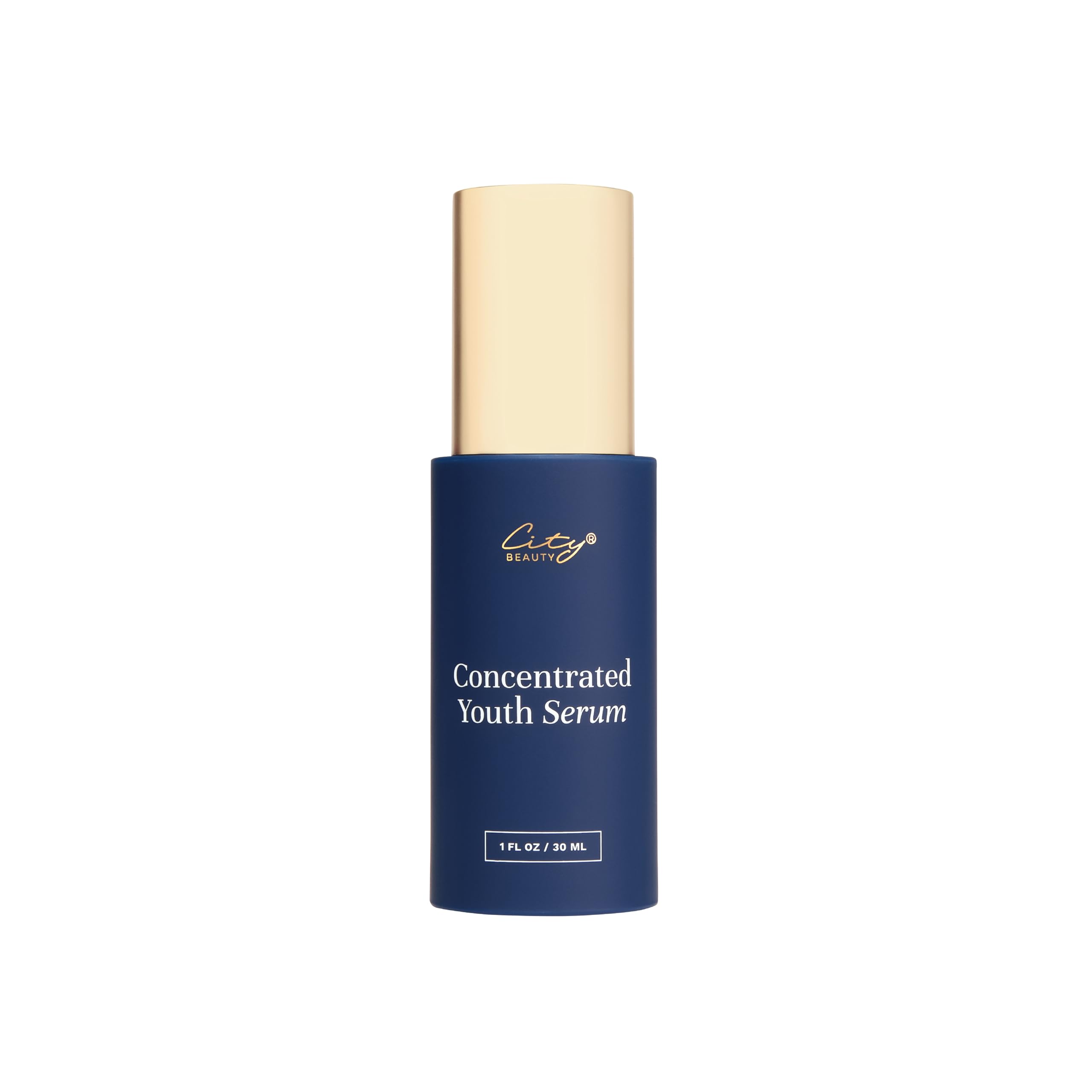 **City Beauty Concentrated Youth Serum - Anti-Aging Face Serum for Firm & Smooth Skin - Light-Activated Wrinkle Solution with Advanced Enzymes - Visibly Reduces Fine Lines & Wrinkles - Perfect for Daily Skincare & Nighttime Routine**