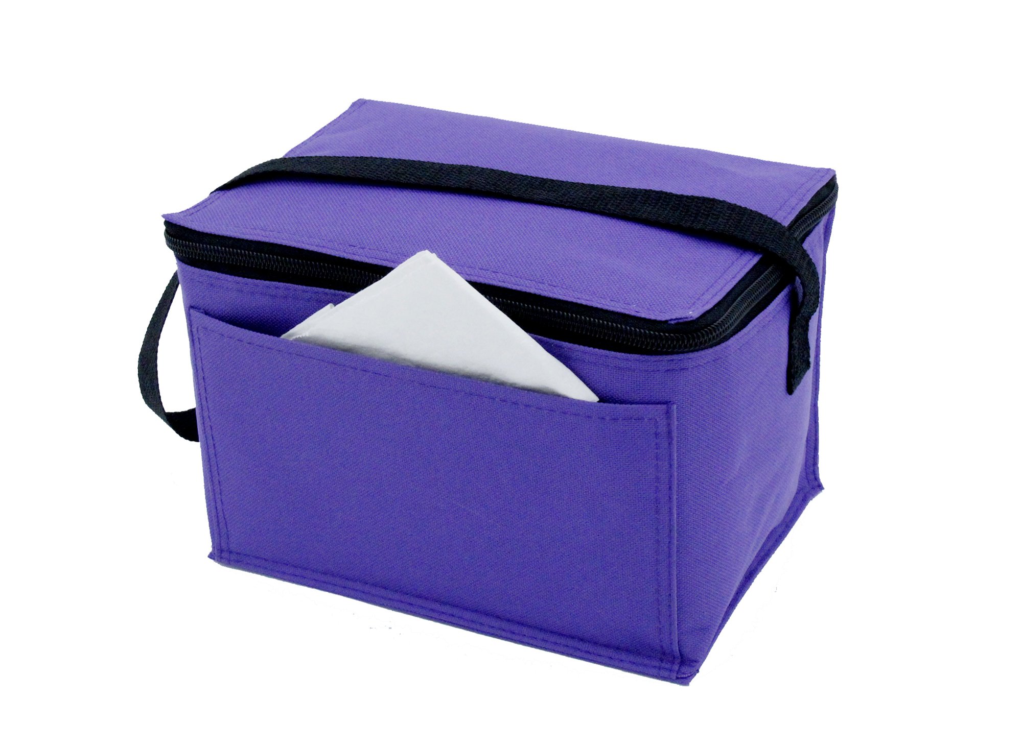 Premium Super Insulated Lunch Cooler Bag - 6 Can Capacity for Food & Beverages - Ideal for Work, School, Picnics & Outdoor Adventures