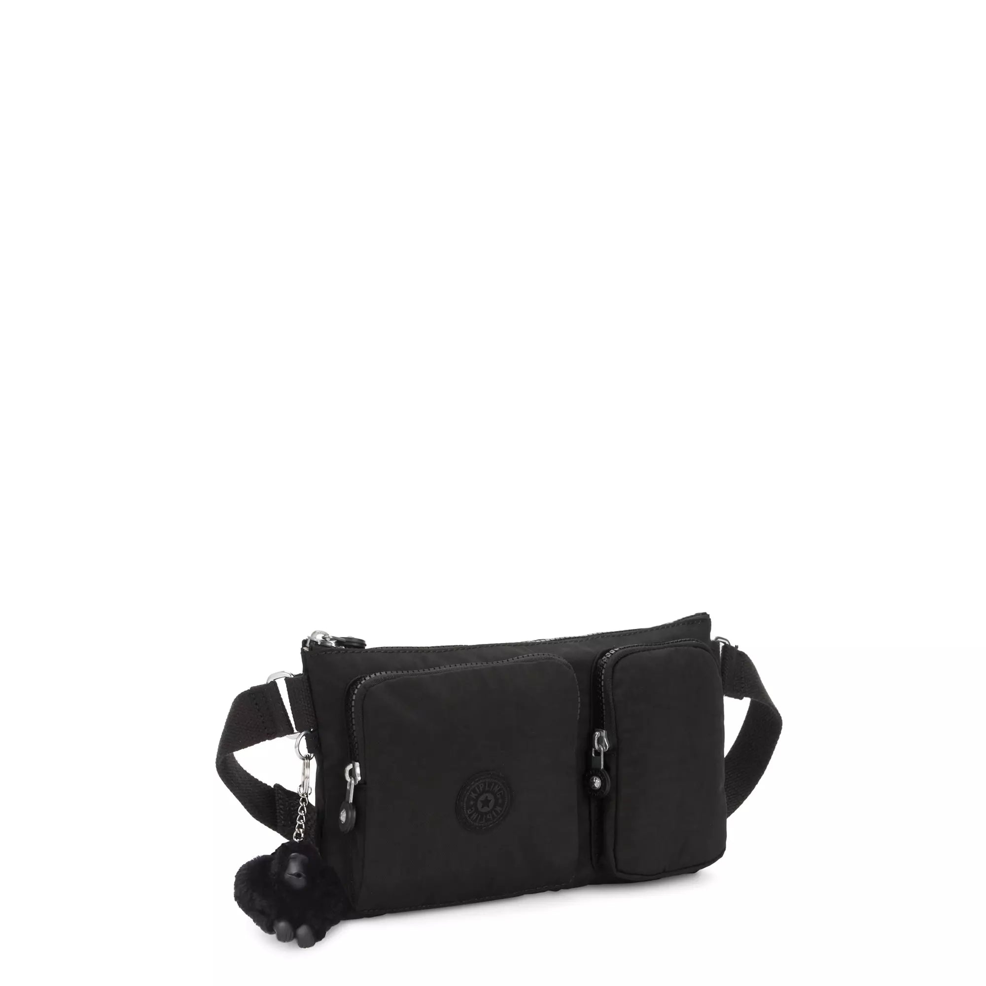 Kipling Presto Up Waist Pack - Black Noir Crossbody Bag for Women | Travel, Hiking & Everyday Use