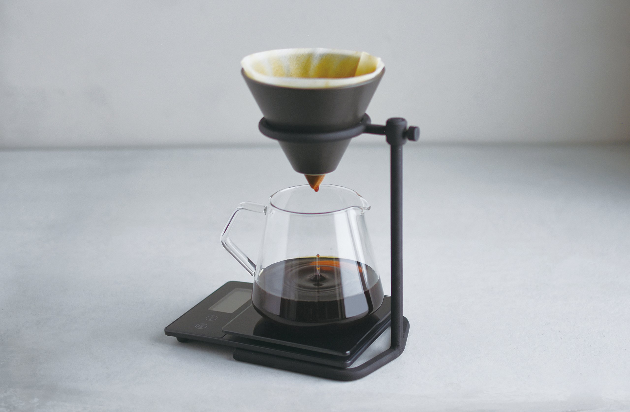 KINTO SCS-S04 27572 Coffee Brewer Stand Set with 2 Cups - Perfect for Home Brewing, Office Use & Gift Giving