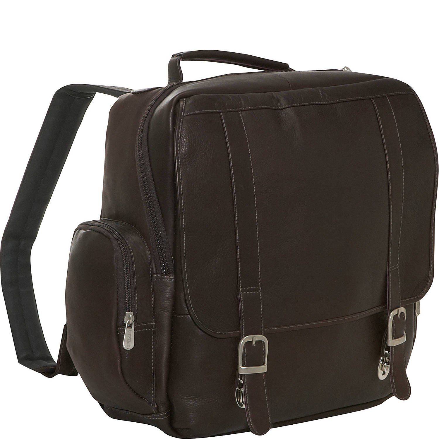 Vertical Laptop Backpack for Men & Women - Chocolate Brown, One Size Fits All - Perfect for Travel, Work & School