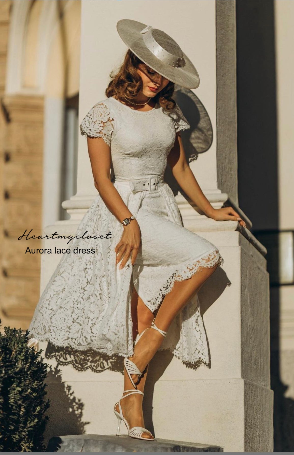 Elegant Lace Aurora Pencil Dress with Detachable Skirt Wrap - Perfect for Weddings, Parties & Special Occasions