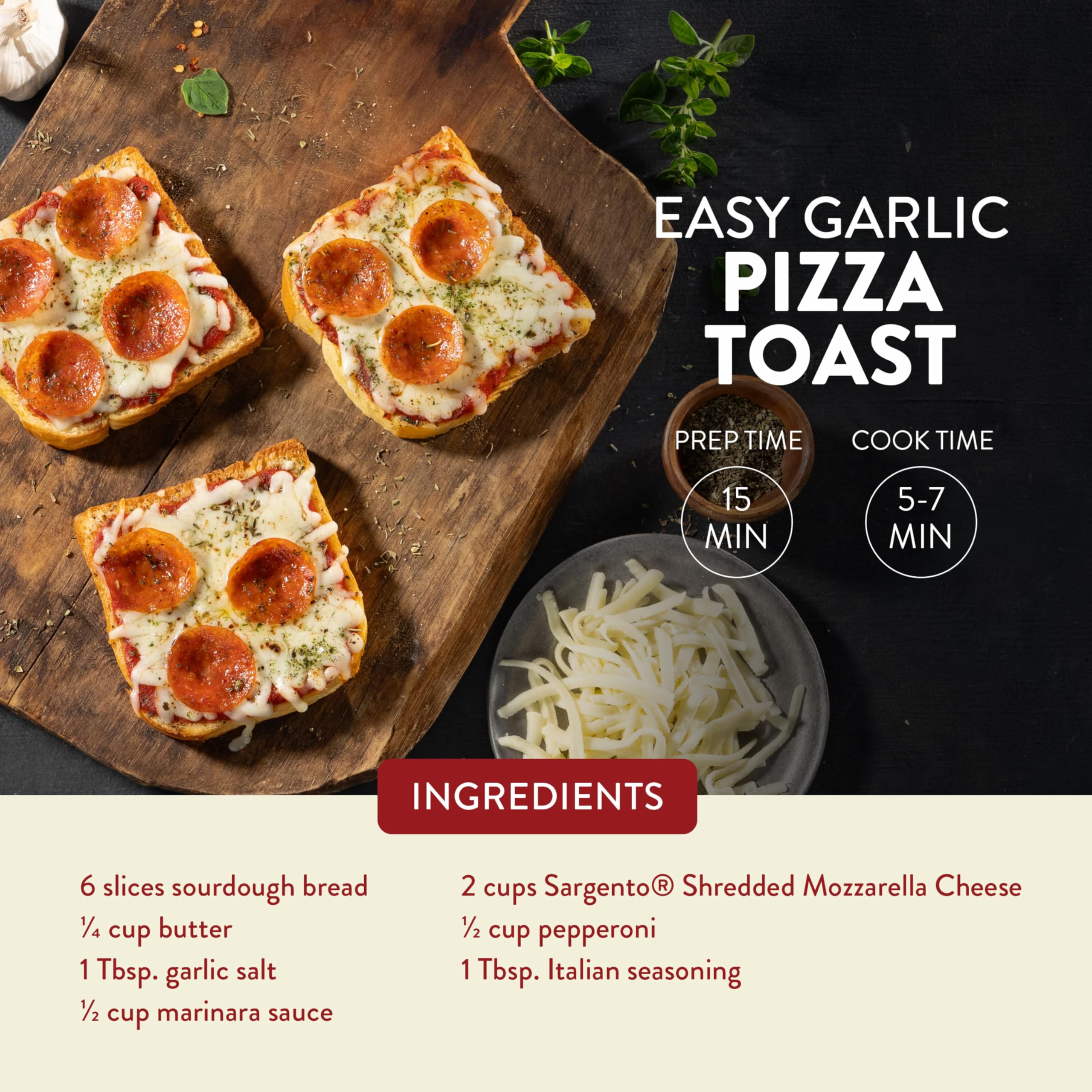Sargento Shredded Mozzarella Natural Cheese - Traditional Cut, 8 oz (226g) | Perfect for Pizza, Pasta & Italian Recipes | High-Quality Shredded Cheese for Cooking & Baking