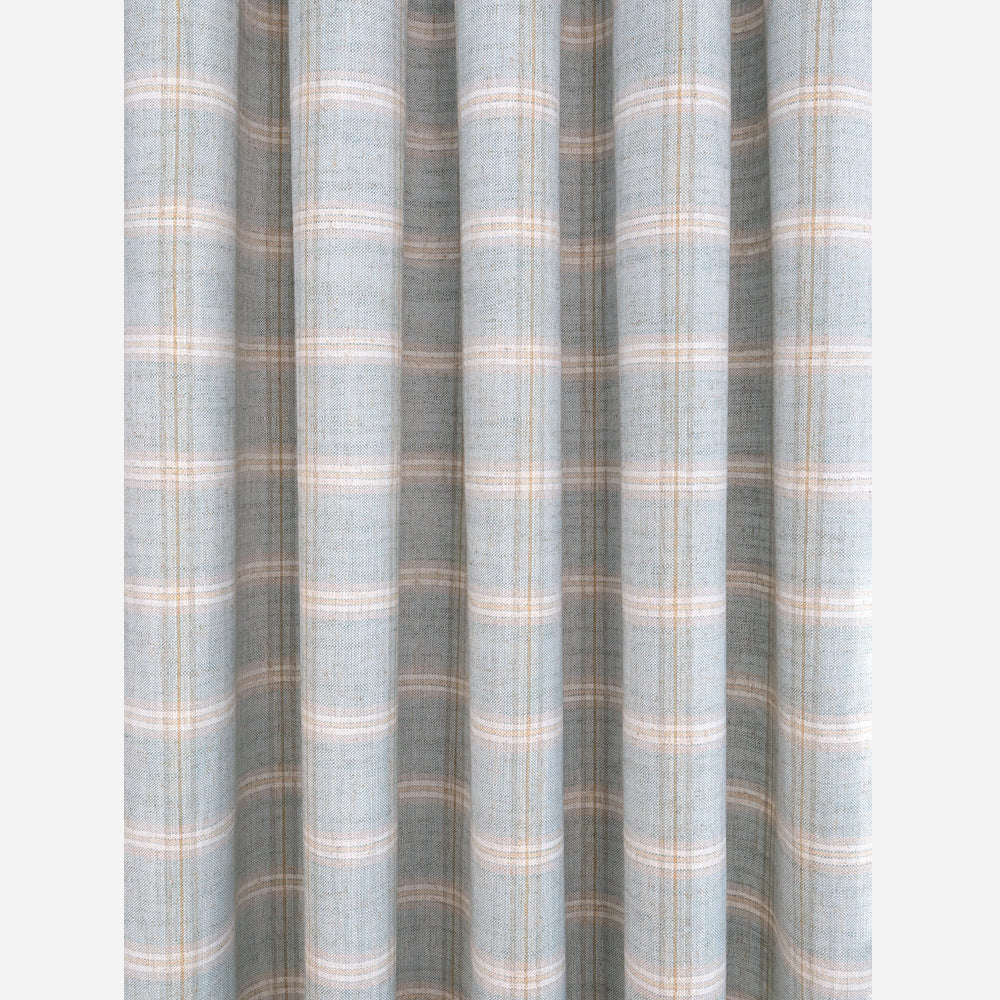 Nantucket Plaid Fabric - Premium Cotton Checkered Textile for Clothing, Home Decor & Crafts | Ocean Blue & White Pattern