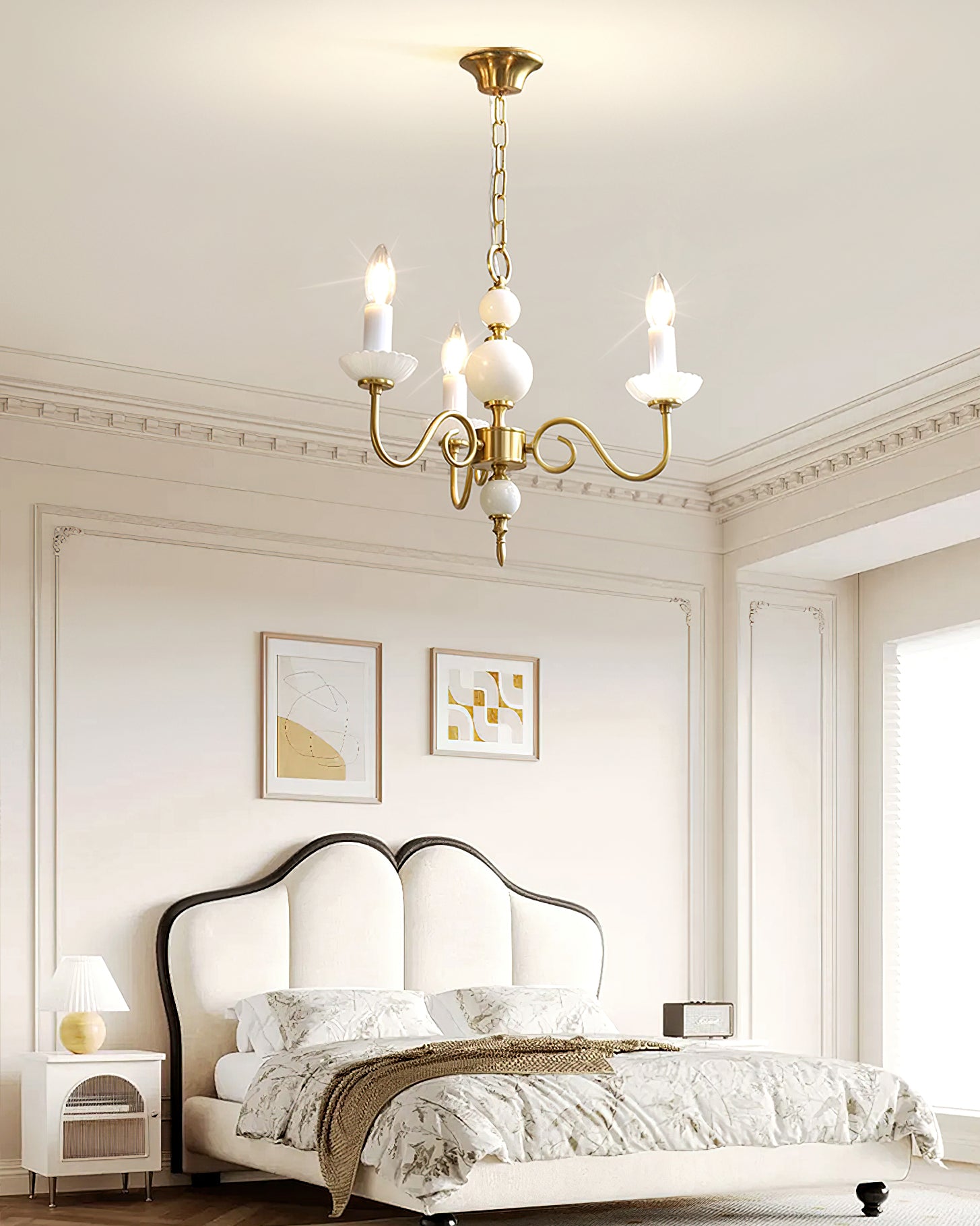 Carlita Chandelier - Elegant Crystal Ceiling Light Fixture for Dining Room, Living Room & Bedroom | Modern Home Decor Lighting