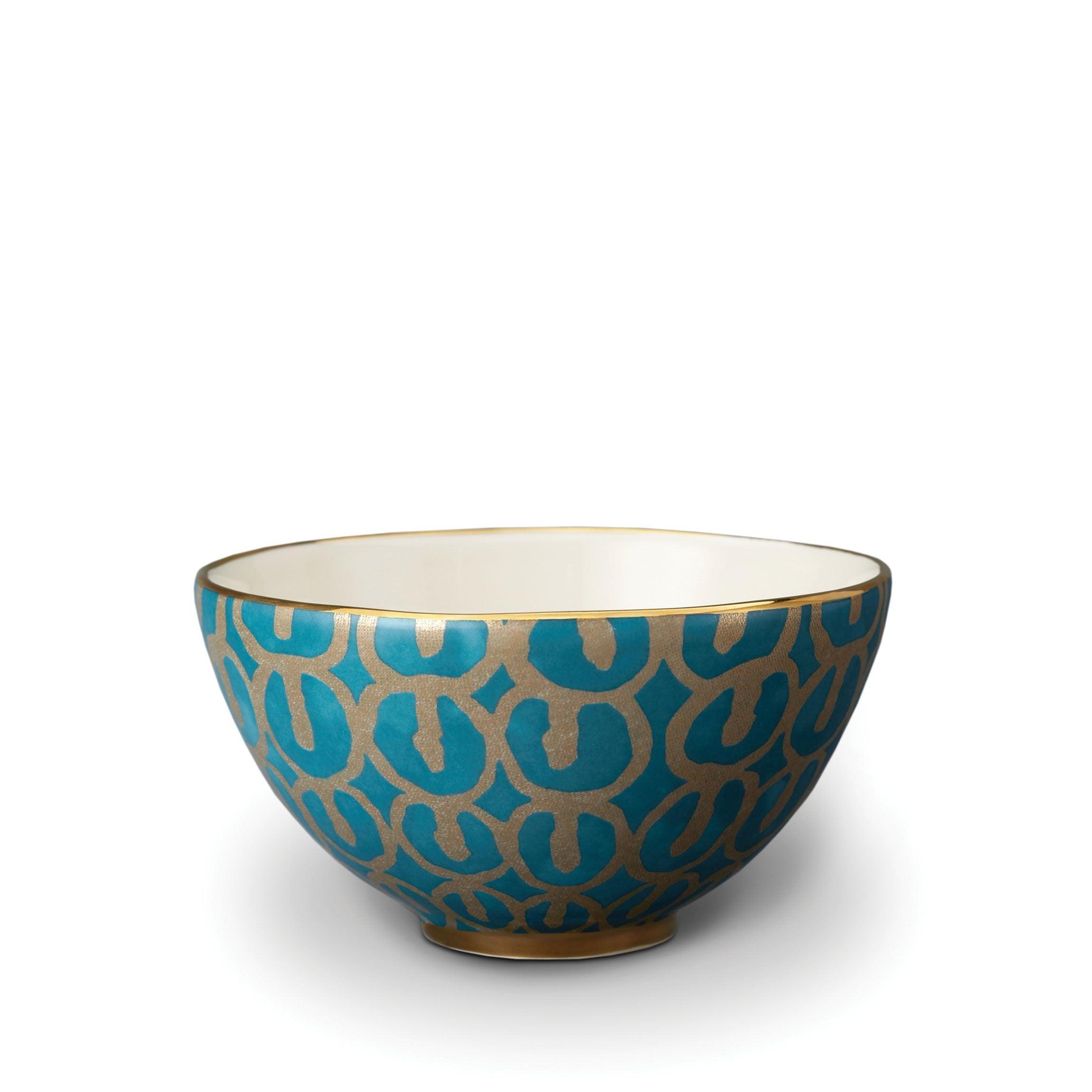Fortuny Ashanti 4-Piece Ceramic Cereal Bowls Set - Durable & Stylish Breakfast Bowls for Cereal, Soup, Salad - Perfect for Home, Kitchen, Restaurant Use