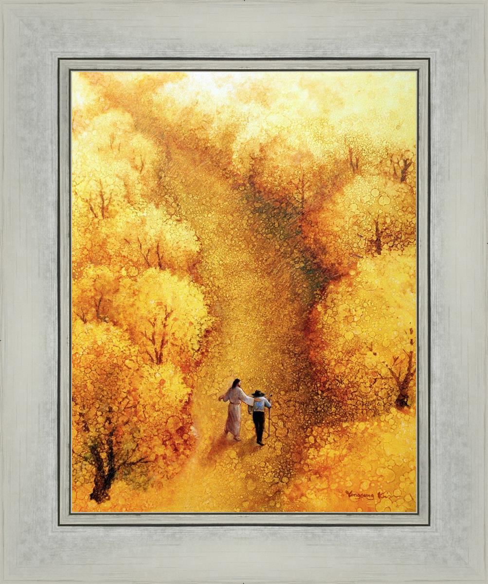 By Your Side - Heartwarming Art Print by Yongsung Kim - Perfect for Home Decor, Office Inspiration & Gift Giving