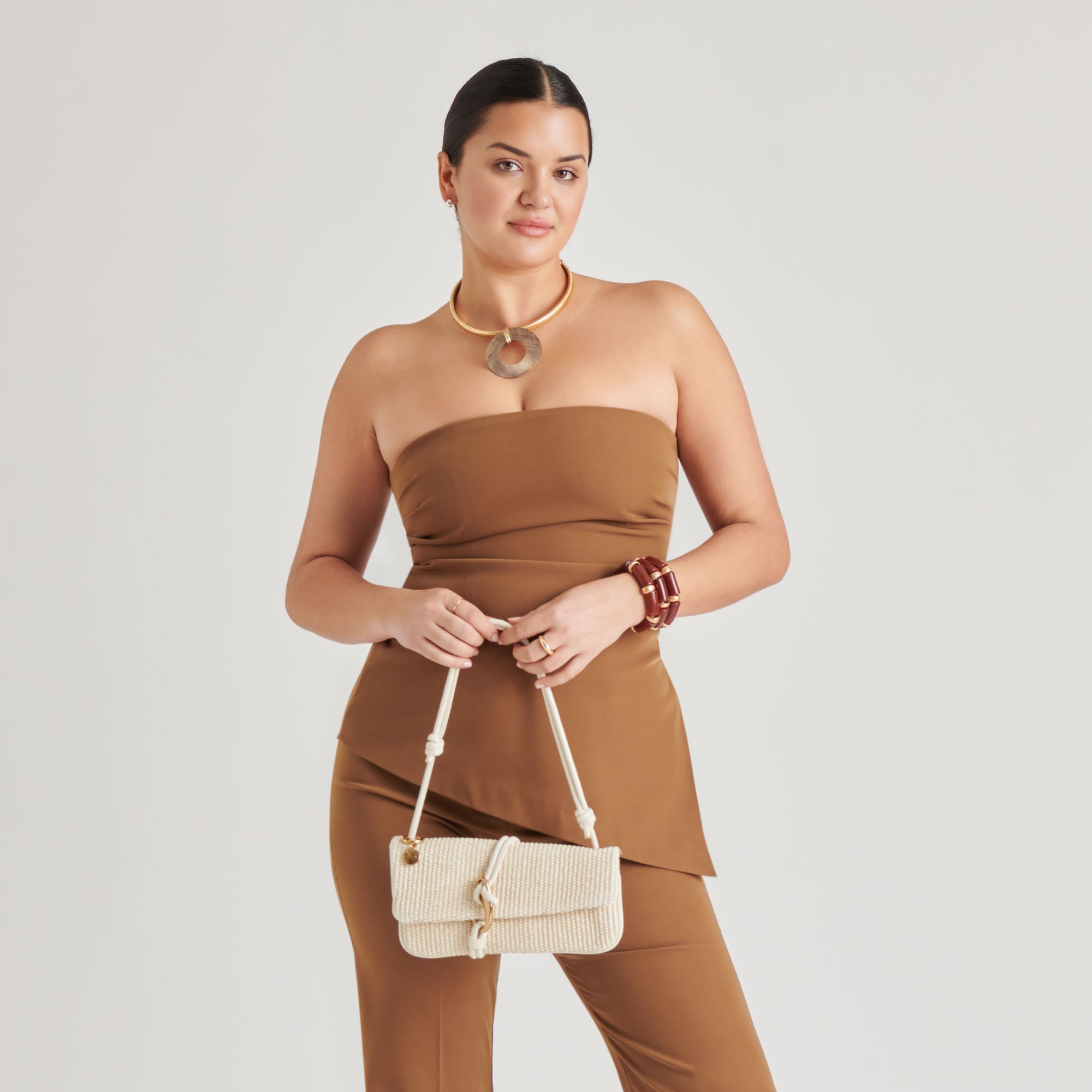 ALICE Shoulder Bag - Natural Raffia Handmade Woven Crossbody Purse for Women | Perfect for Beach, Travel, and Everyday Use