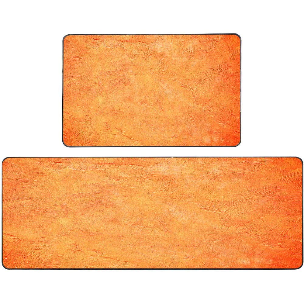 TOMWISH Non-Slip Washable Kitchen Rugs Set - 17