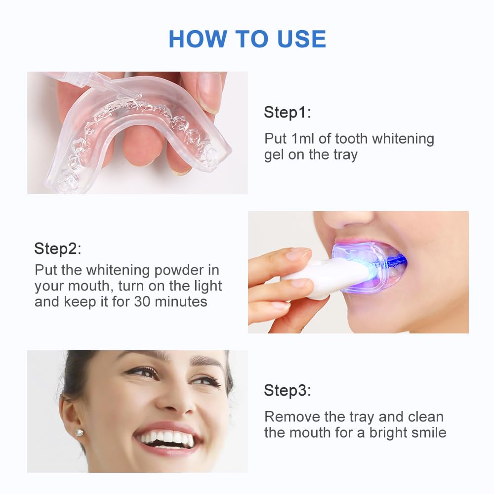 44% Carbamide Peroxide Teeth Whitening Gel - 7 Pack (7x3ml) for Dental Trays | Fast-Acting Tooth Bleaching Gel with Syringe Dispenser | Professional Grade & Safety Certified | Perfect for Home Whitening & Special Occasions