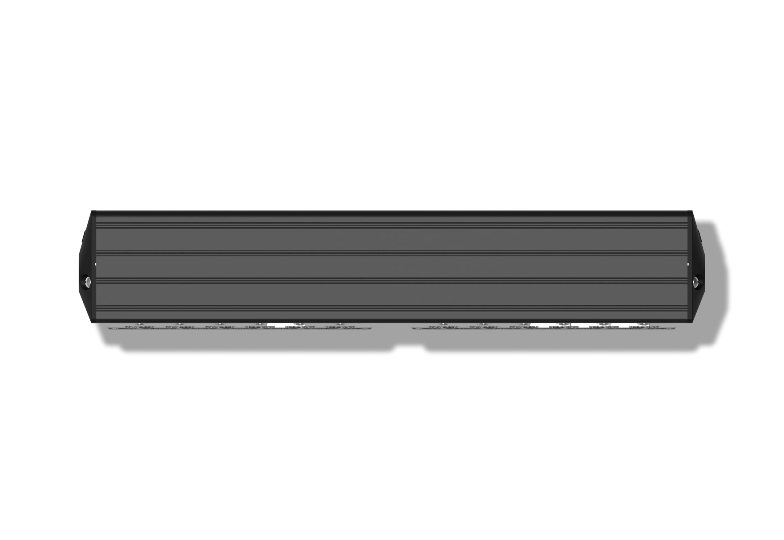 Hawk 2 TIR 6-3W High Intensity LED Strobe Light Bar - Emergency Vehicle Warning Light with Cigarette Lighter Plug - Windshield & Dash Mount for Police, Security, Construction & Hazard Vehicles - Perfect for Roadside Emergencies & Safety Alerts