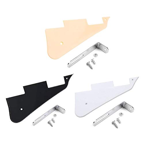 5-Piece Guitar Pickguard Scratch Plate Set for Gibson Les Paul - Black Replacement Parts (Perfect for DIY Guitar Repair & Customization)