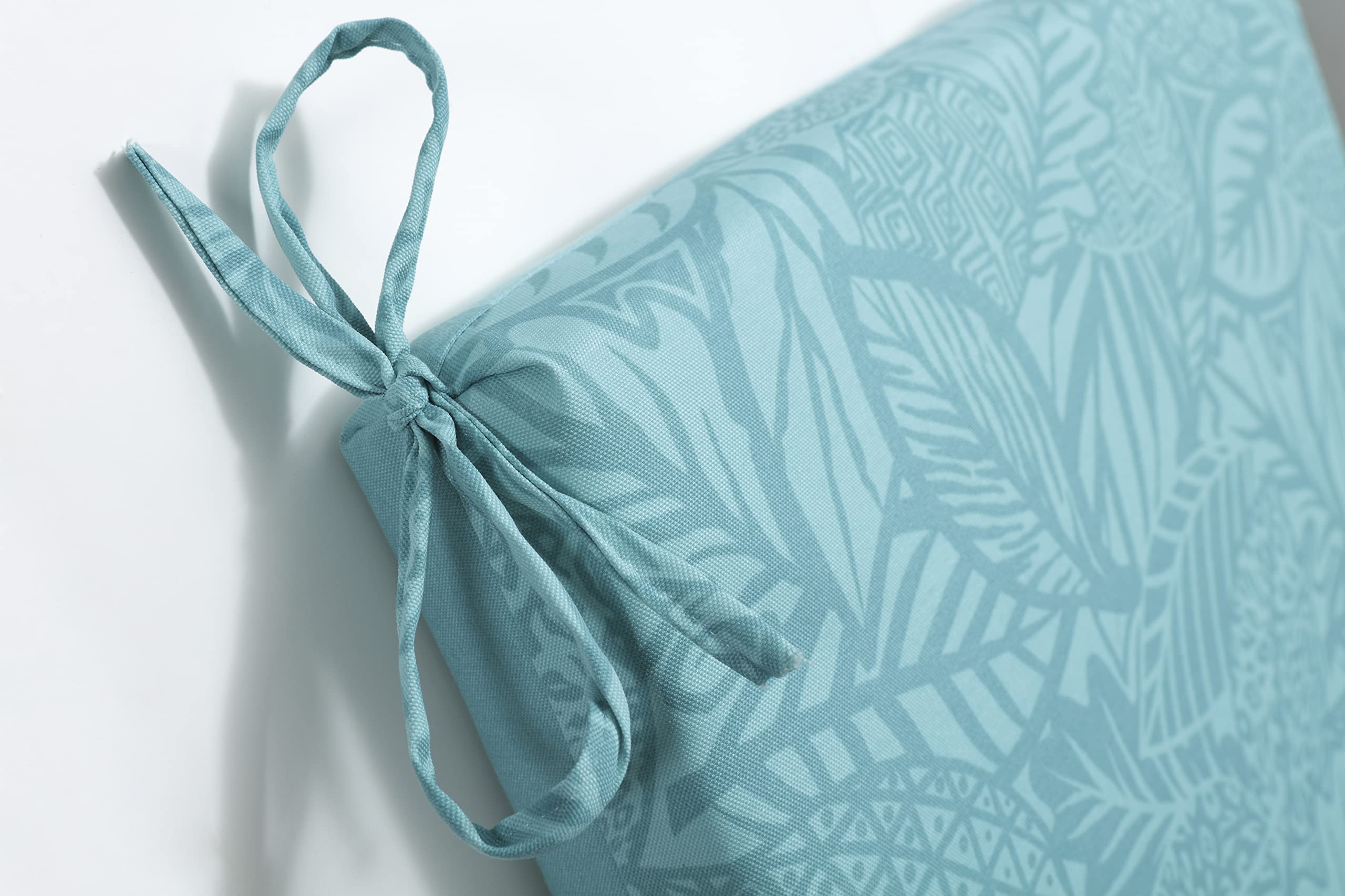 **Reversible Botanical Stripe Chaise Lounge Cushion - 80