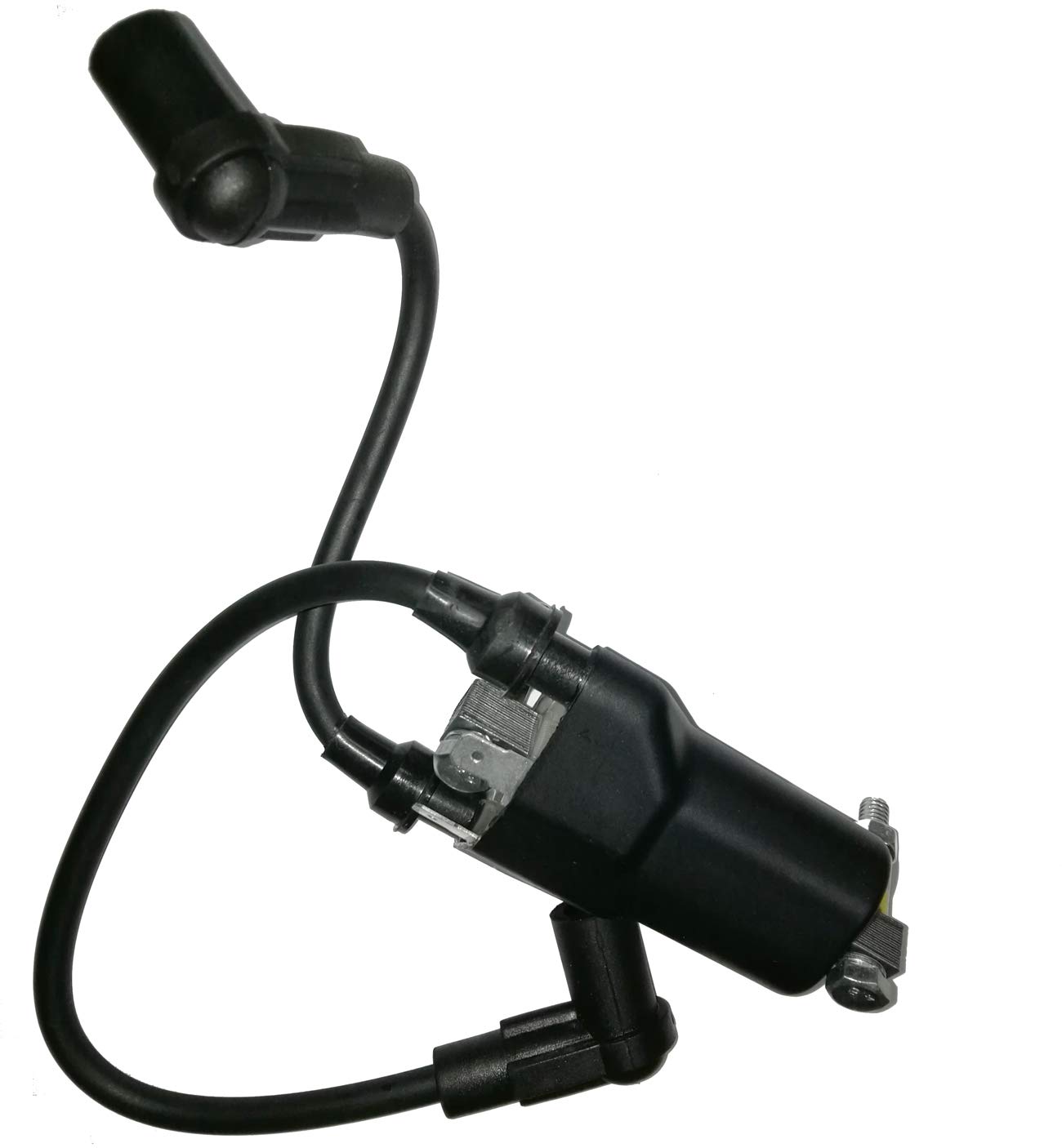 High Performance Ignition Coil Replacement for EZ Go Gas Golf Cart 1991-2002 Marathon 1993-2003 Medalist 1994-1995 TXT 4-Cycle 1996-2002 - Compatible with 26652-G01 EPIGC103 ZF-IG-A00114 - Perfect for Golf Course Maintenance & Cart Repair