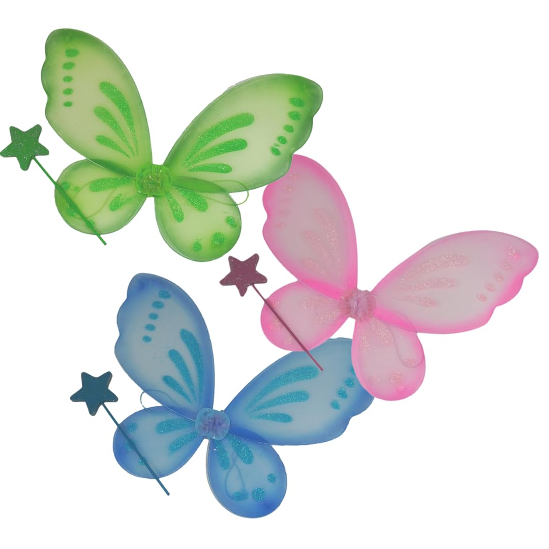 Sleeping Beauty Good Fairy Hats Set of 3 - Flora Pink, Merryweather Blue & Fauna Green | Disney Costume Accessories for Cosplay, Halloween & Themed Parties