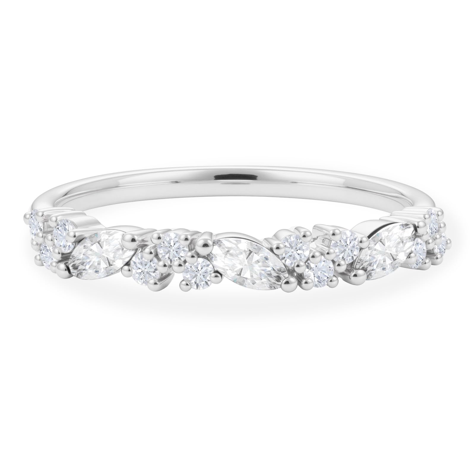 Moissanite Engagement Rings for Women - 925 Sterling Silver Wedding Bands & Promise Rings (Size 3-10) | Perfect for Proposals, Anniversaries & Romantic Gifts