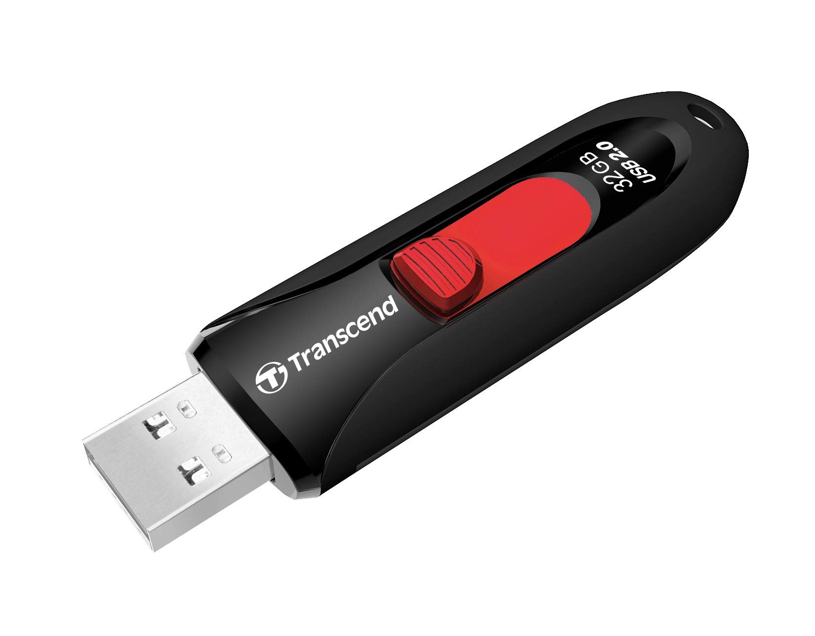 Transcend JetFlash 590K 32GB USB 2.0 Flash Drive - High-Speed Portable Memory Stick for Data Storage, File Transfer, Backup - Perfect for Office, School, Travel & Everyday Use