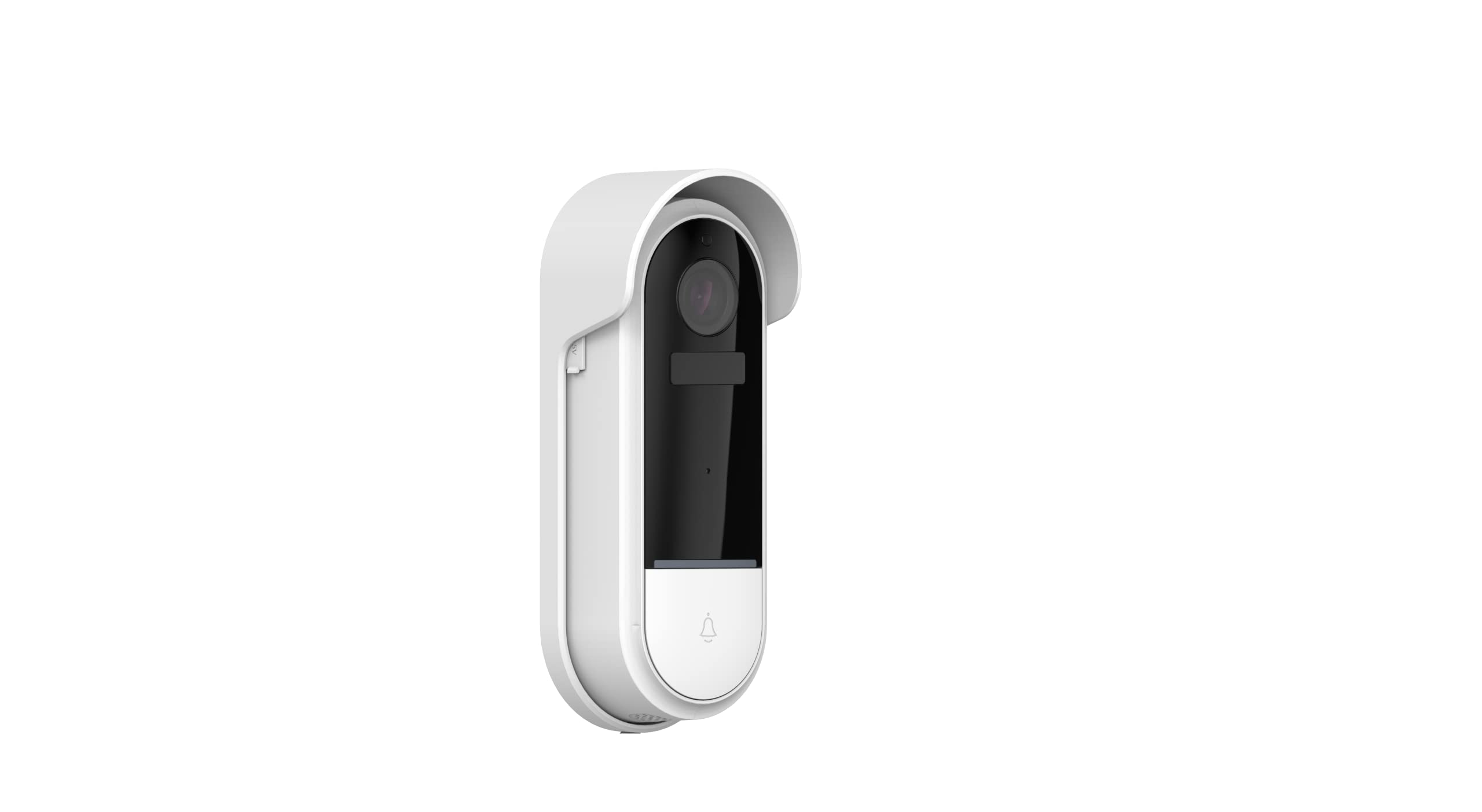 Logitech Wired Doorbell with Alexa/Google Home Compatibility - USB Cable & Power Adapter Included, Adhesive Stickers for Easy Installation - Perfect for Smart Home Security & Front Door Monitoring