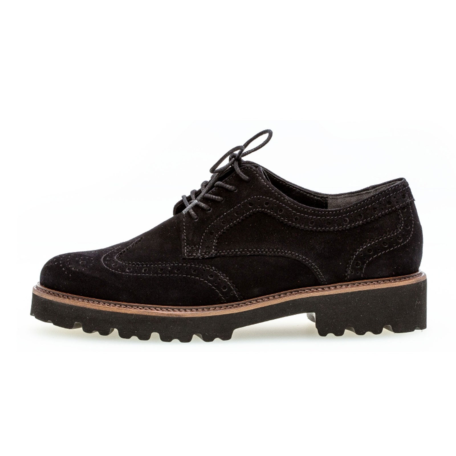 Gabor 05244 Women's Black Oxford Shoes - Comfortable & Stylish for Work, Office & Casual Wear