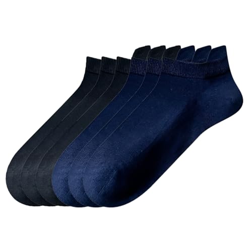 6 Pairs Black*3+royal Blue*3