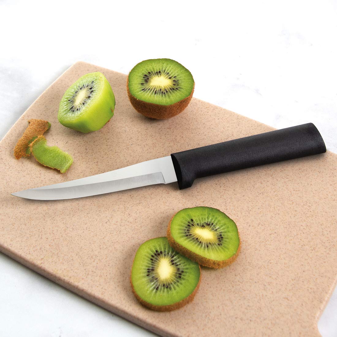 Rada Cutlery 7-Piece Starter Knife Set with Black Handles - Perfect Kitchen Gift for Home Chefs & Cooking Enthusiasts