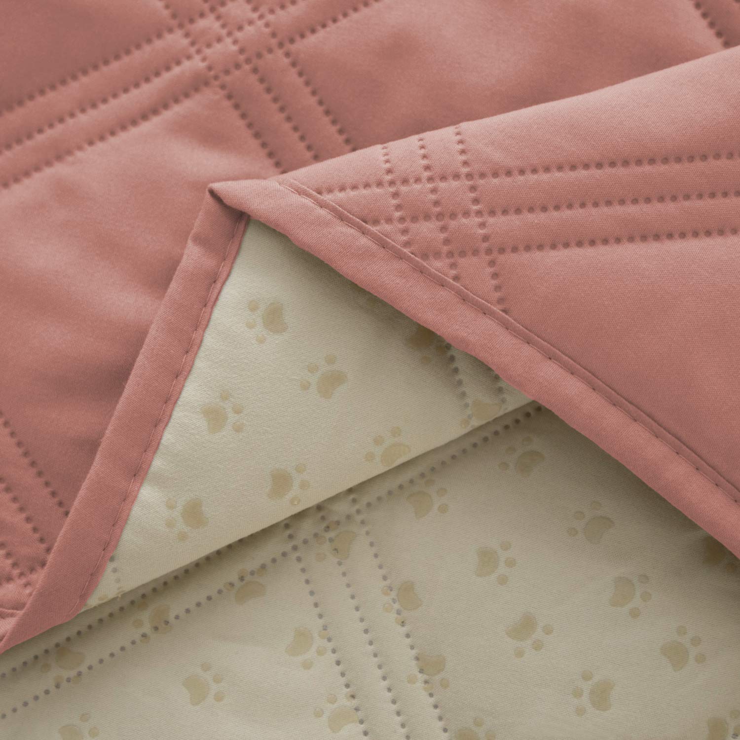 Ameritex Waterproof Dog Bed Cover - Non-Slip Pet Blanket for Furniture Protection, 40x50 Inch Washable Sofa Protector for Dogs & Cats (Light Pink) - Perfect for Couches, Beds & Car Seats