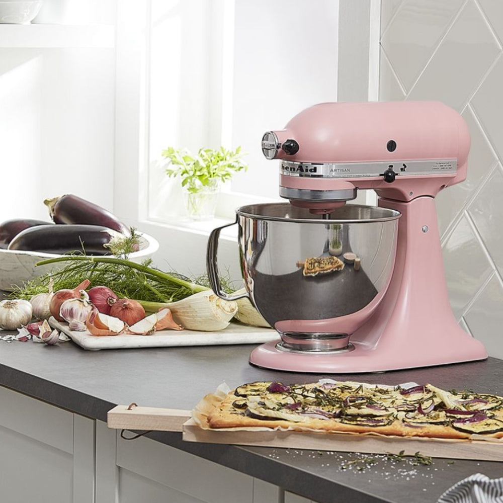 KitchenAid Artisan KSM150PSDR 5 Quart Tilt-Head Stand Mixer - Dried Rose Color | Premium Baking Mixer for Cookies, Cakes & Bread Dough | Perfect for Home Bakers & Professional Kitchens