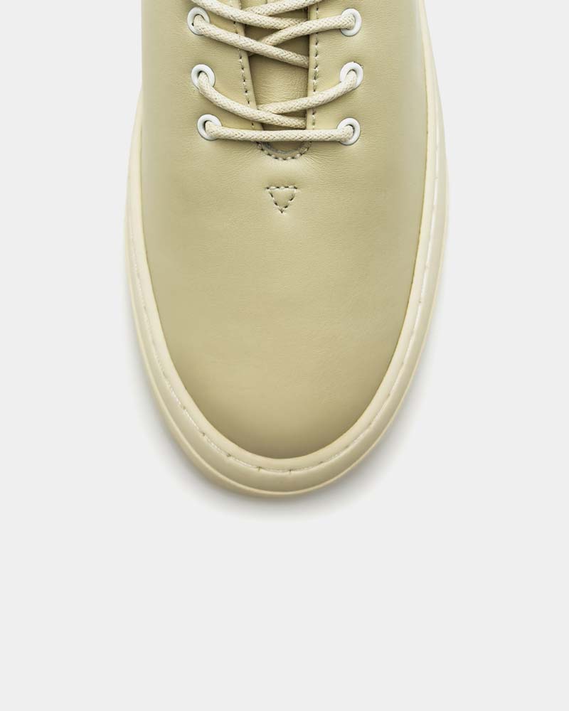 Premium Creamy Calfskin Platform Sneakers - Women's Classic Casual Shoes for Everyday Wear | Comfortable Walking Shoes for Work, Travel & Street Style Fashion