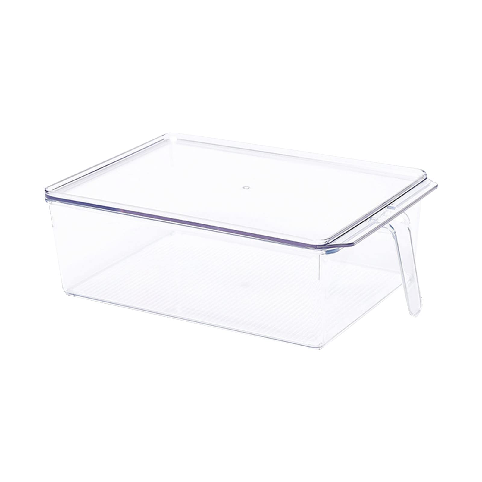 GTMANG Transparent Refrigerator Storage Container - Airtight Freezer Organizer Bins for Fruits, Vegetables & Meal Prep - Kitchen Food Fresh Keeping Box for Home & Office Use