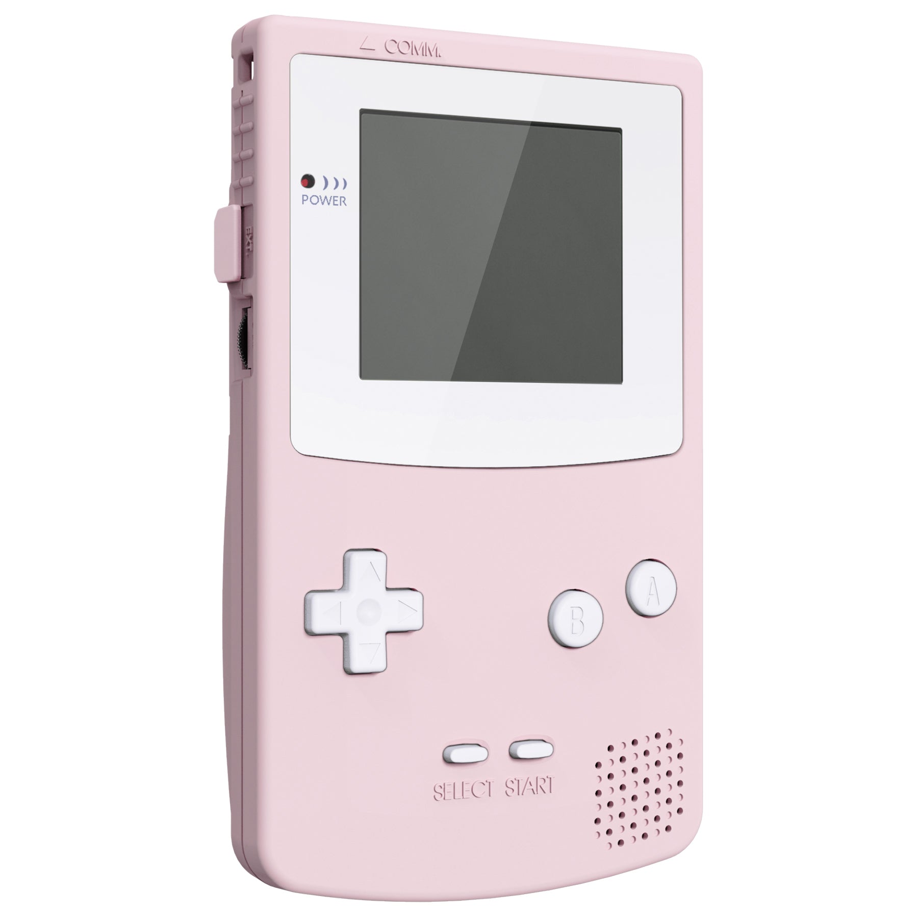 eXtremeRate IPS Ready Upgraded GBC Replacement Shell with Buttons for Gameboy Color - Full Set Cherry Blossom Pink | Compatible with GBC OSD IPS, Regular IPS & Standard LCD | Perfect for Gaming Enthusiasts & Retro Console Modding