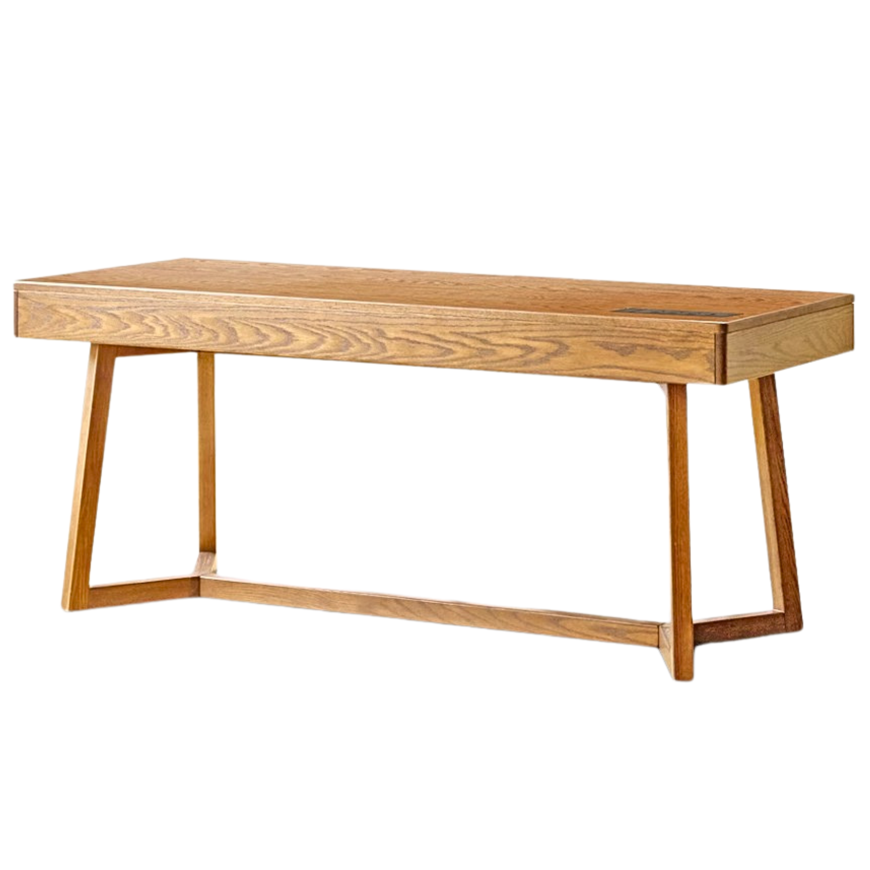 Premium Black Walnut & Oak Solid Wood Italian Modern Office Desk - Executive Home Office Furniture for Professionals & Remote Work