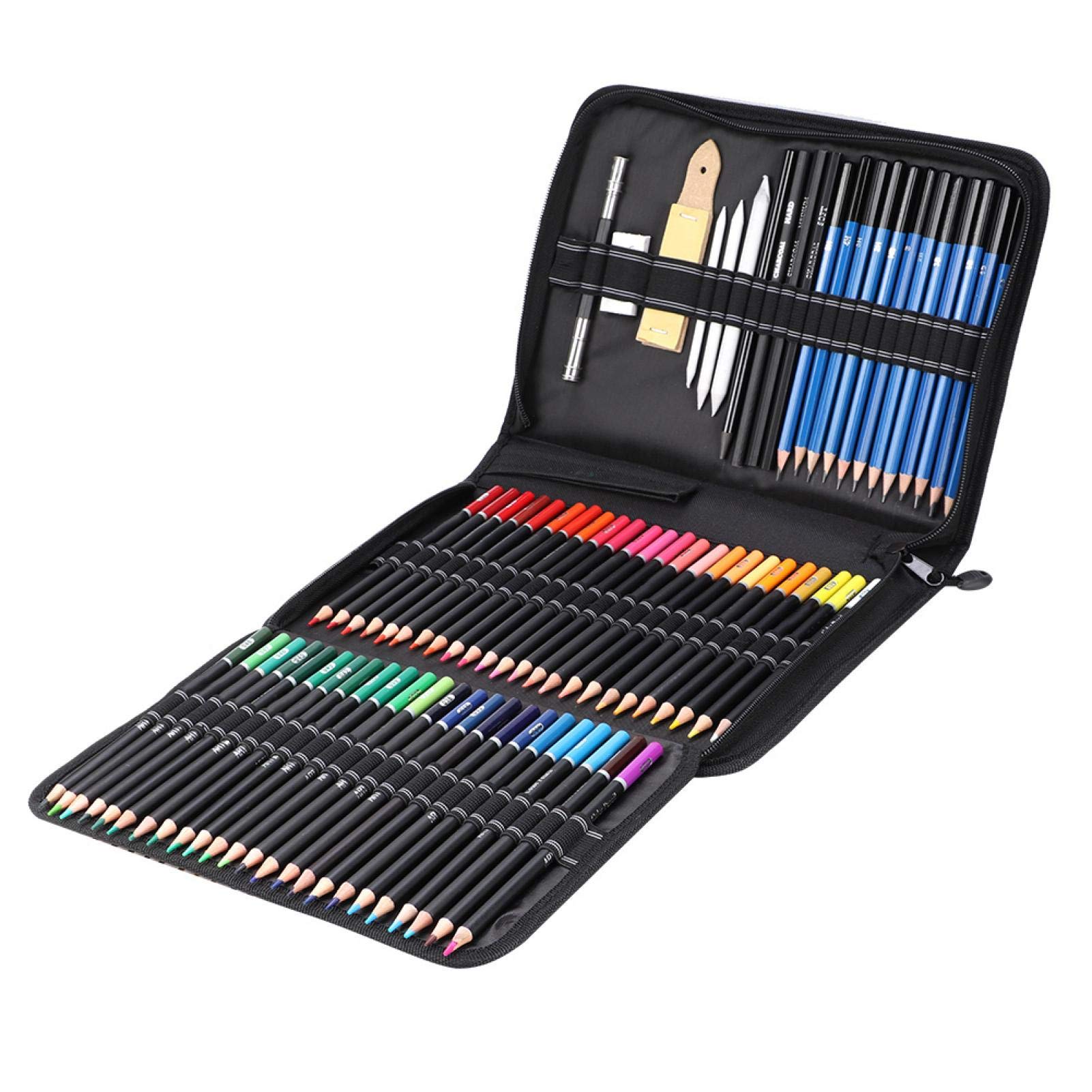 95pcs Art Drawing Set with Pencils & Eraser for Beginners - Sketching & Painting