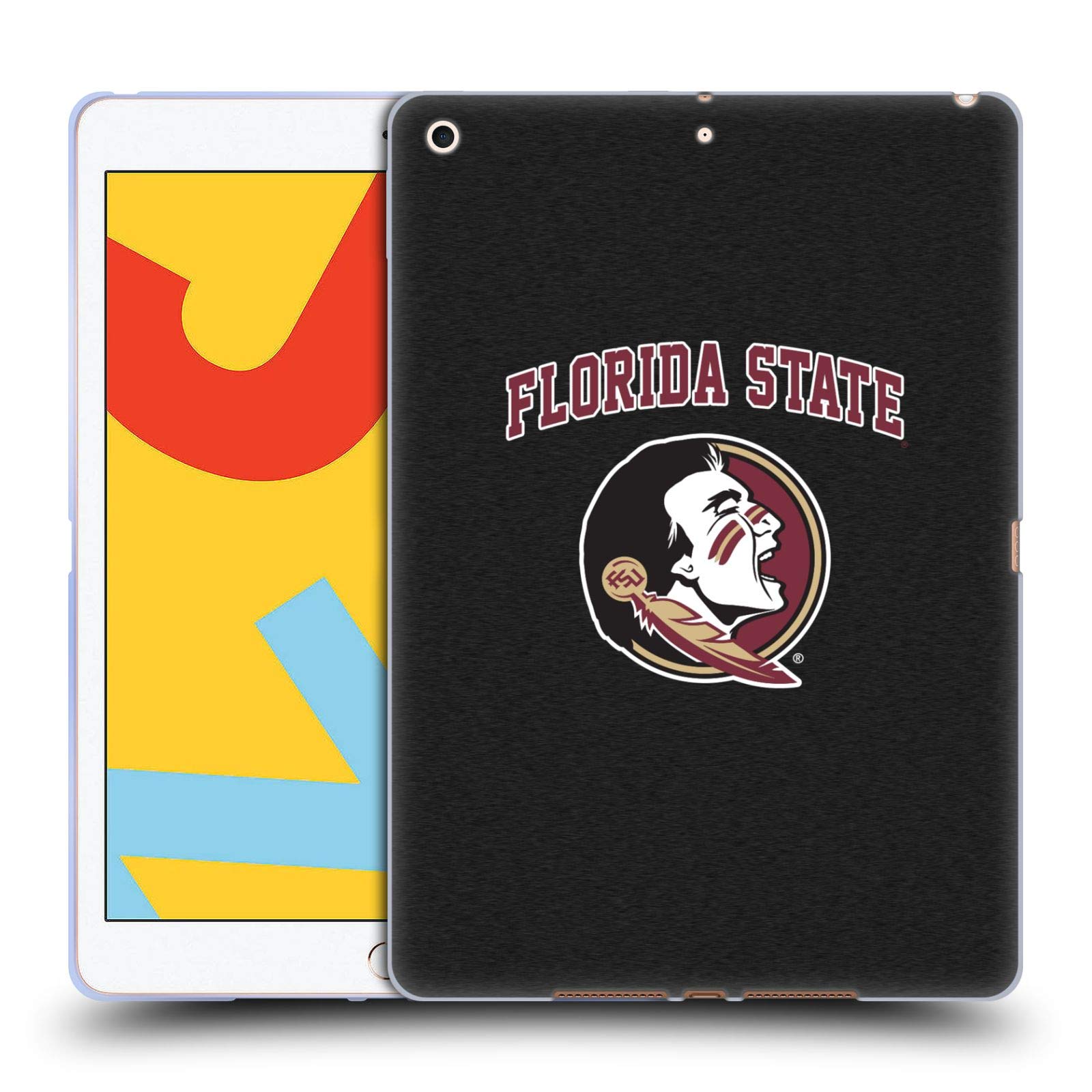 Head Case Designs Officially Licensed Florida State University FSU iPad 10.2 Case 2019-2021 – Durable Soft Gel Cover for Campus, School, Work & Travel