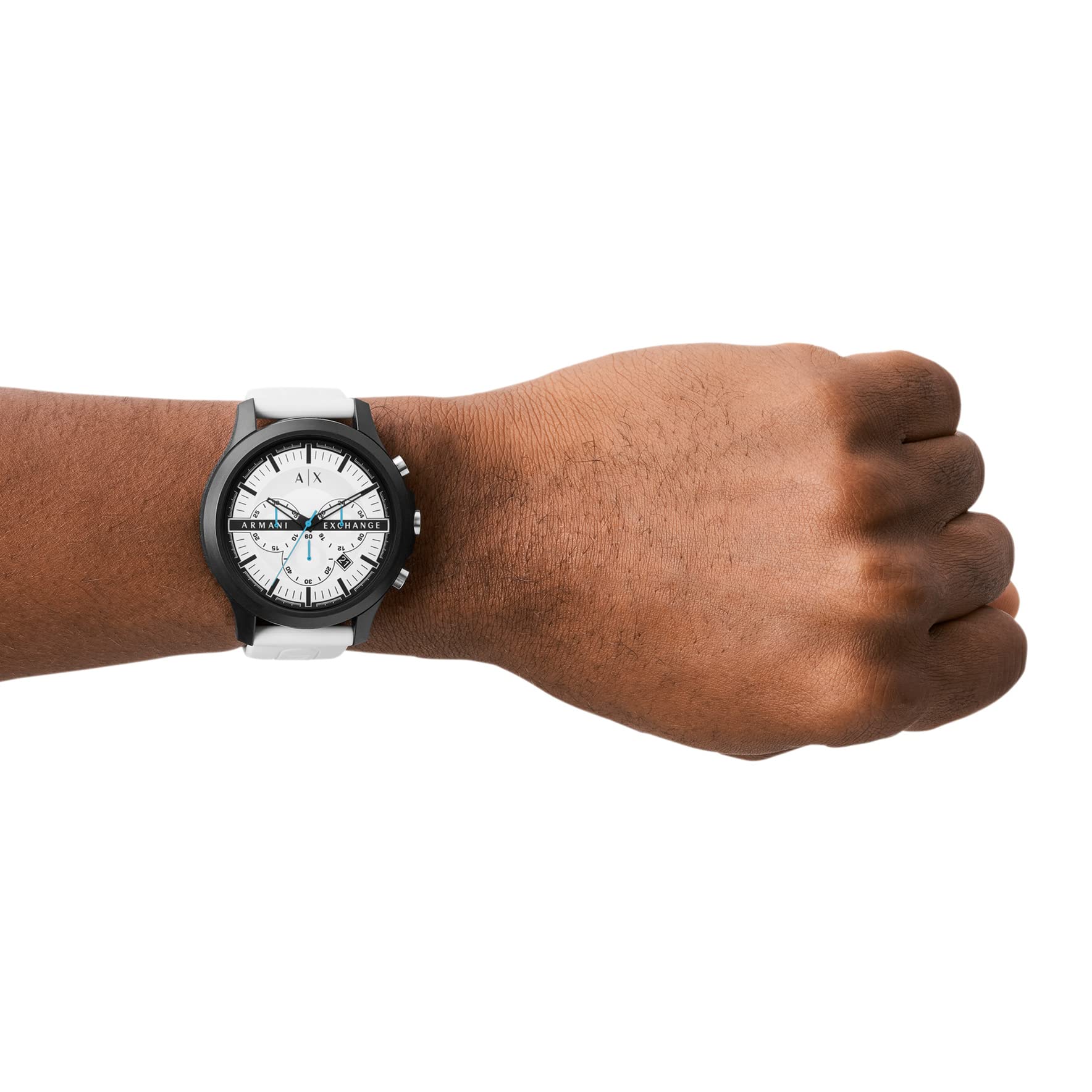 AX Armani Exchange Men's Chronograph Watch - Stainless Steel, Silicone or Leather Strap Options | Stylish Dress & Casual Timepiece for Business, Date Night & Everyday Wear