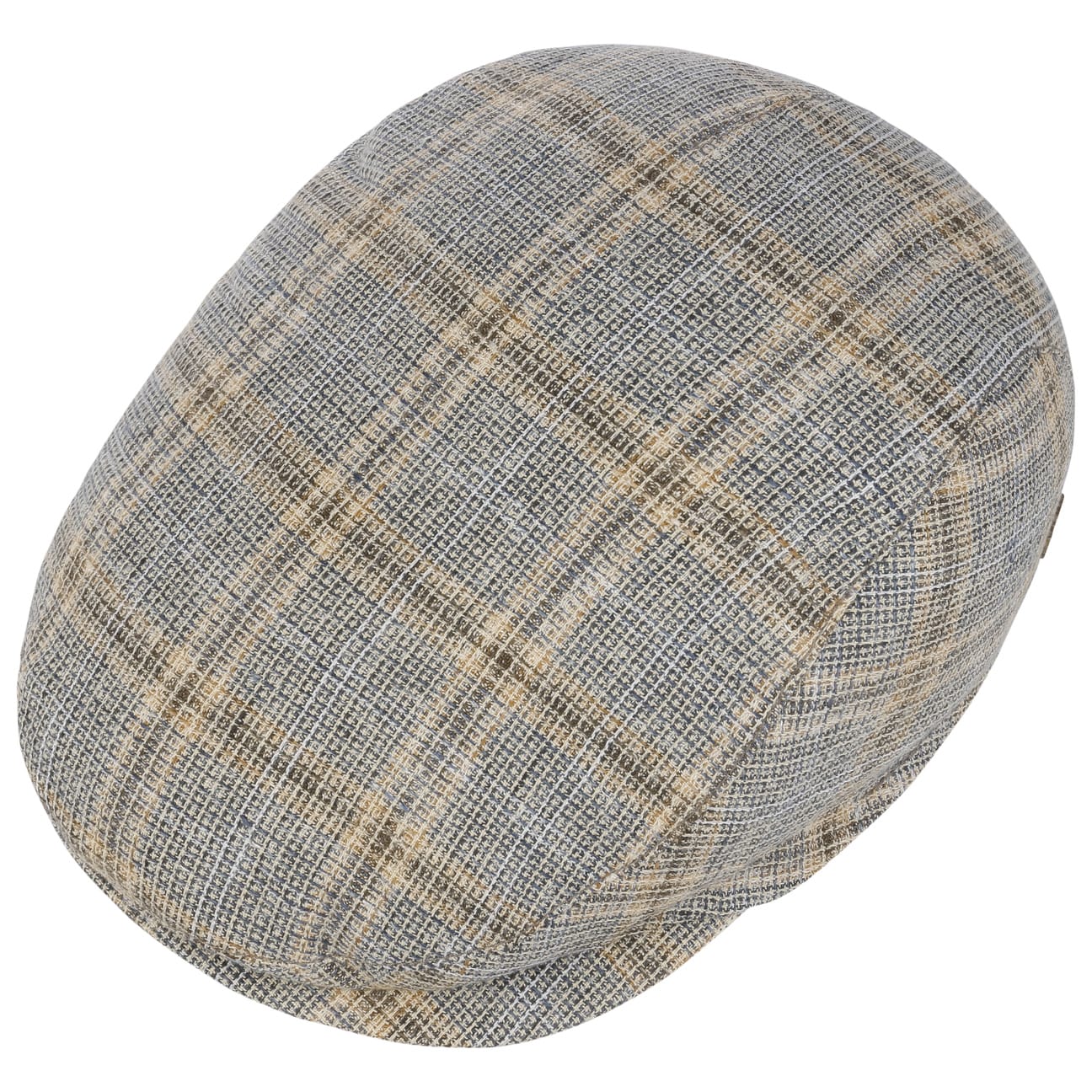 Pamir Linen Flat Cap by Mayser - Classic Zechbauer Style Summer Hat for Men - Perfect for Outdoor Activities, Travel & Casual Wear