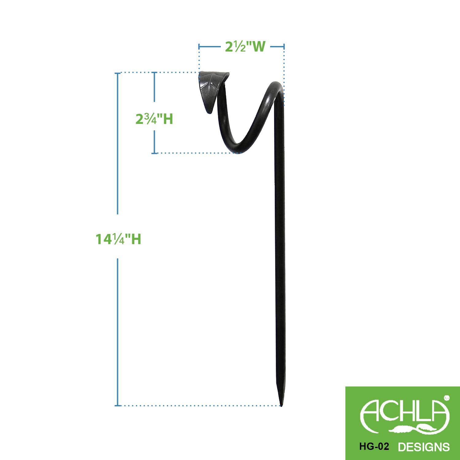 Leaf-End Hose Guides, Set of 6 - Durable Garden Hose Holders for Yard, Lawn & Outdoor Watering - Perfect for Keeping Hoses Organized and Tangle-Free