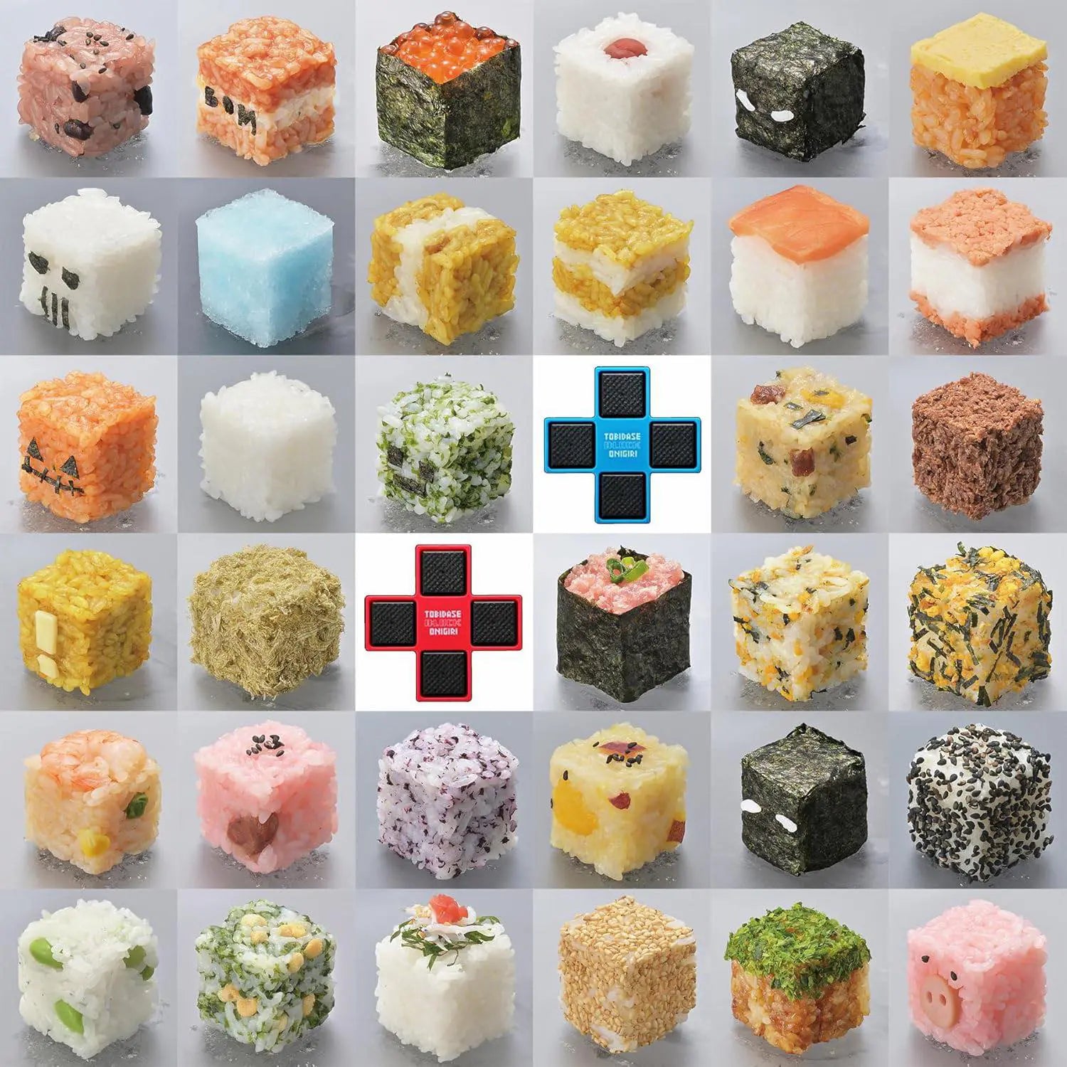 Akebono Polypropylene Block Onigiri Rice Ball Mold - Perfect for Making Japanese Rice Balls at Home, Picnics & Bento Boxes