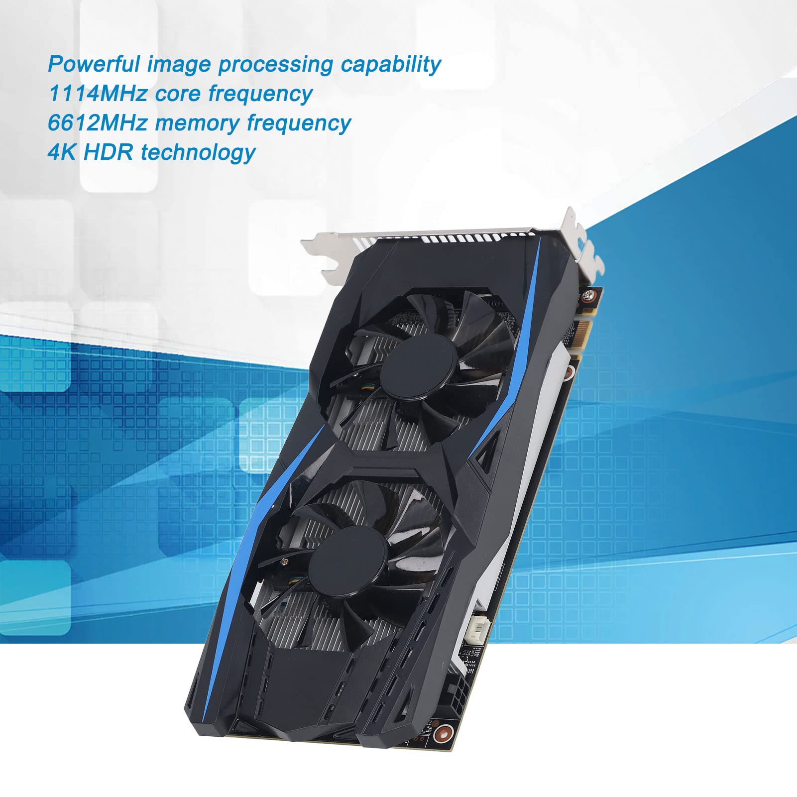 NVIDIA GTX 950 Gaming Graphics Card 32GB GDDR5 128bit - Dual Fan Cooling, PCIe 3.0 x16, 1114MHz Core Clock, DVI/DP/HDMI - Perfect for PC Gaming, Video Editing & 4K Multimedia